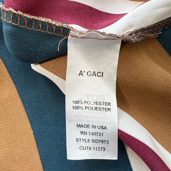 Summer Striped Off The Shoulder Dress Midi Dark Pastel Gingham Babydoll Mini Mom - Picture 16 of 17